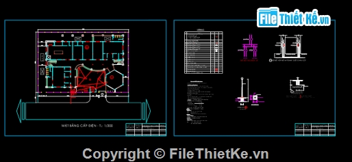 Bản vẽ,Bản vẽ autocad,đường điện trường học,bản vẽ xây dựng